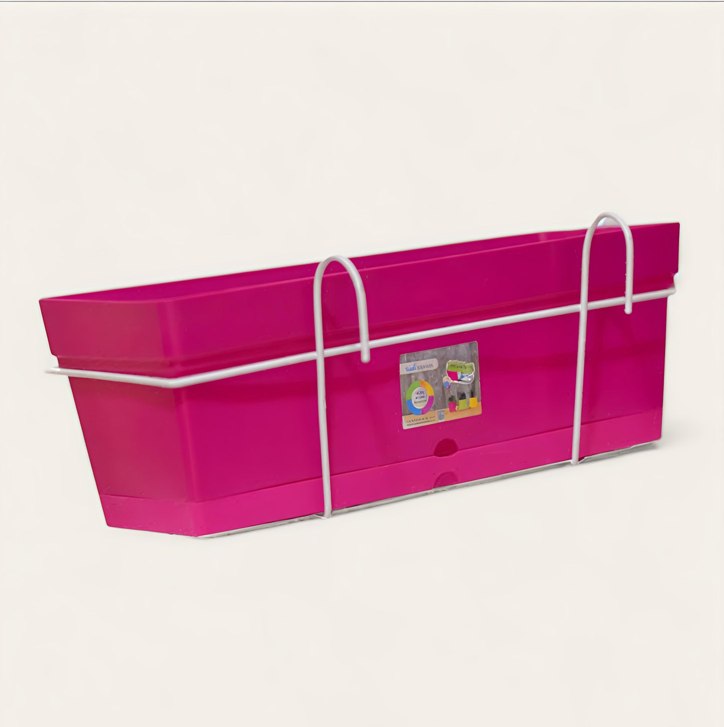 حوض زراعة 50سم مع حامل للبلكونة