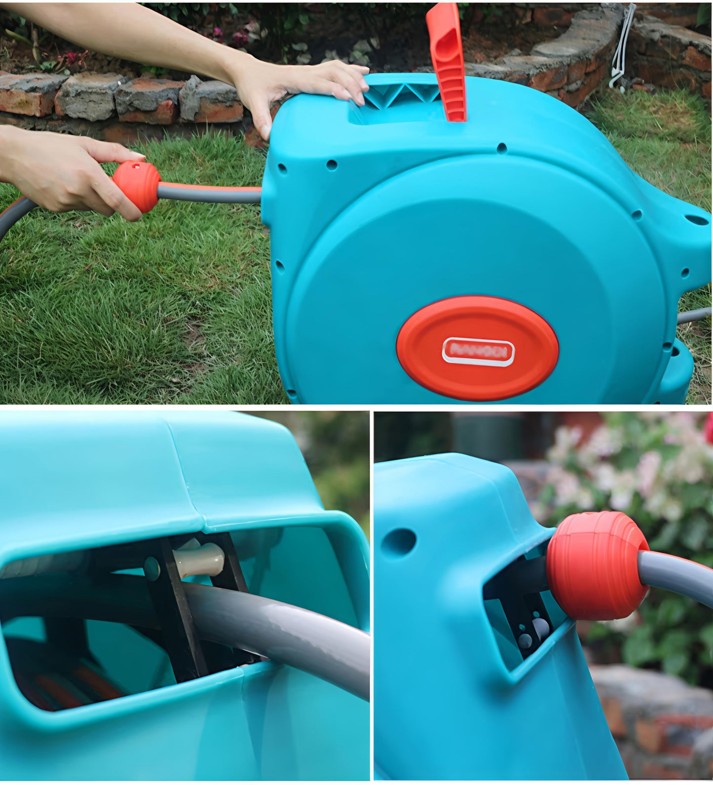 بكرة خرطوم اوتوماتيكية بخرطوم (20متر)