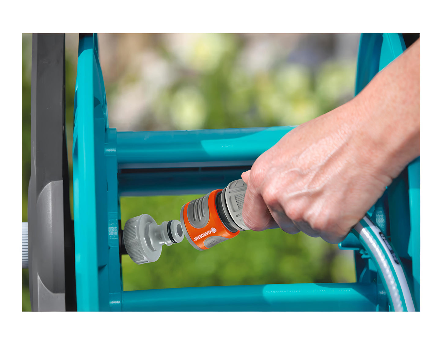 بكرة خرطوم مياه (20متر) مع مسدس متعدد الاشكال