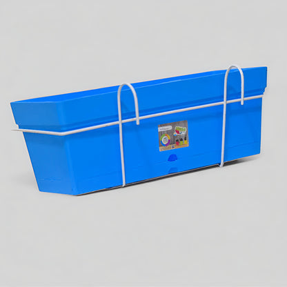 حوض زراع 50سم (ازرق)مع حامل للبلكونه