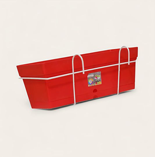 حوض زراعة 50سم مع حامل للبلكونه