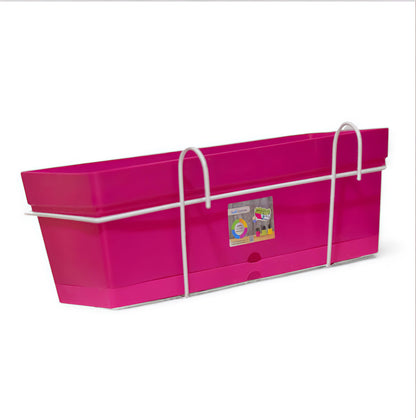 حوض زراعة 50سم مع حامل للبلكونة