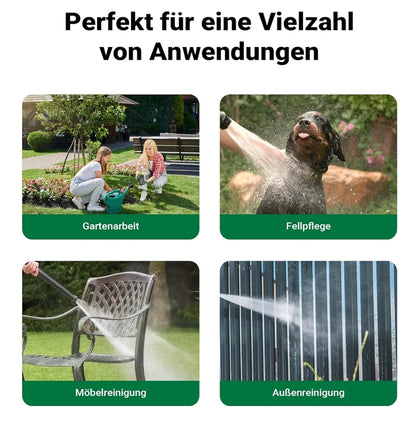 خرطوم مياه (30متر) حلزوني مع مسدس متعدد الاشكال