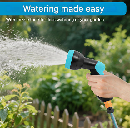 بكرة خرطوم (عربة متنقلة) بخرطوم (30متر) ومسدس متعدد الاشكال