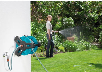 بكرة خرطوم مياه (20متر) مع مسدس متعدد الاشكال