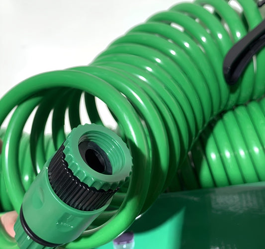 خرطوم مياه (20متر) حلزوني مع مسدس متعدد الاشكال