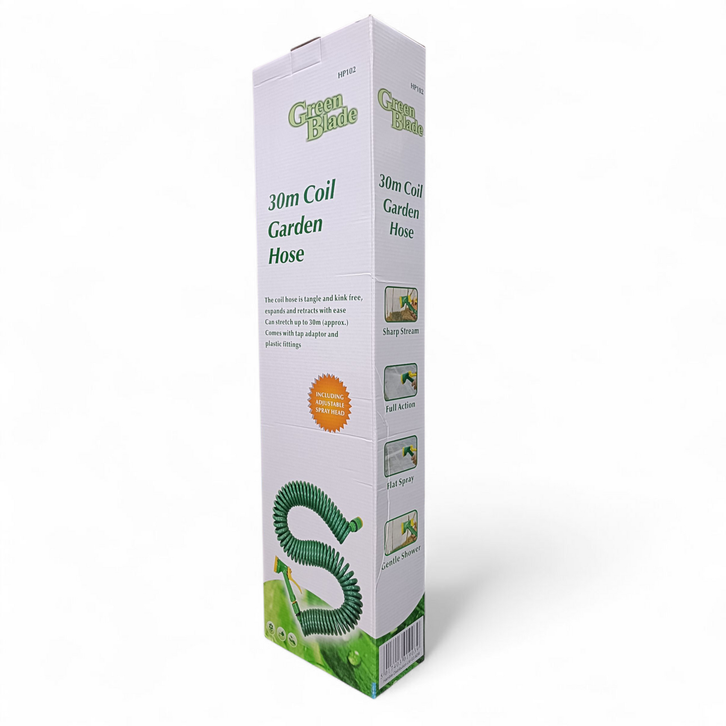 خرطوم مياه (30متر) حلزوني مع مسدس متعدد الاشكال